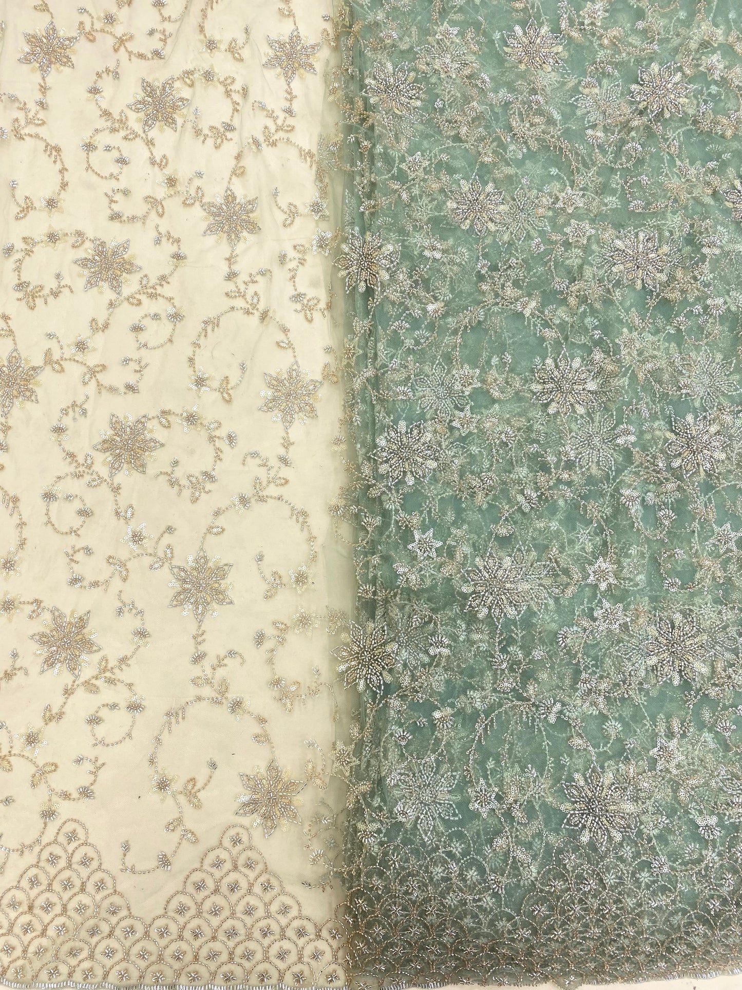 Net Handwork Embroidery (Color Available) 54"Inch