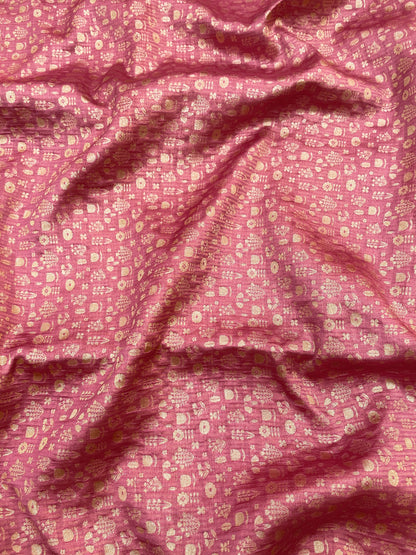 Pure Banarasi Katan Silk Zari Brocade