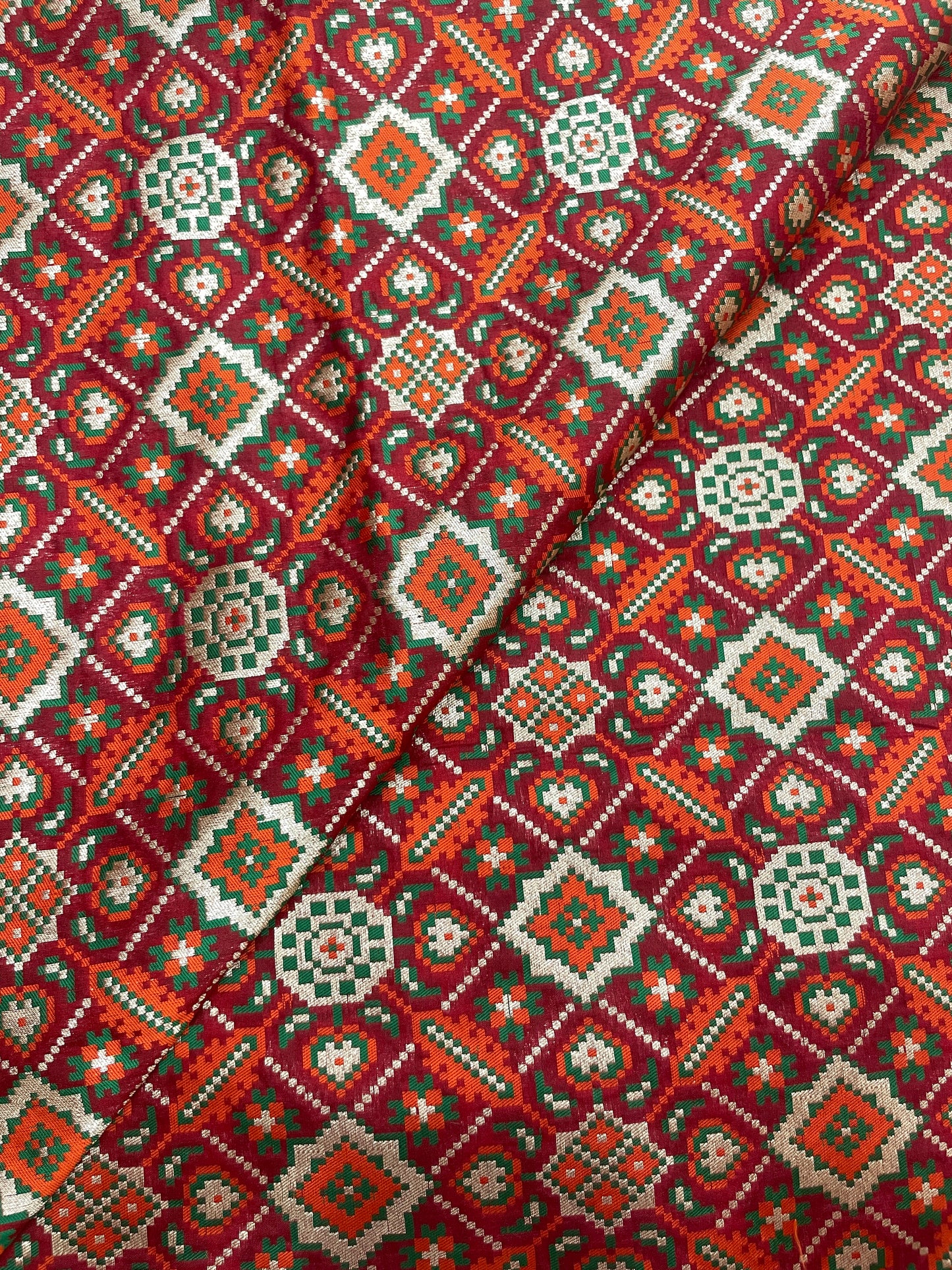 Pure Banarasi Resham Patola Brocade (44’inch)