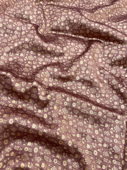 Pure Banarasi Katan Silk Zari Brocade