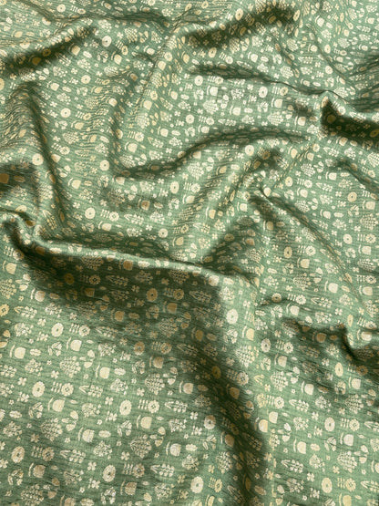 Pure Banarasi Katan Silk Zari Brocade