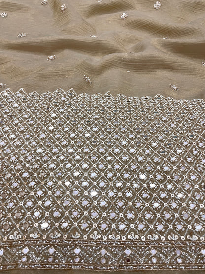 Crush Tissue Beads Embroidery(54'inch)