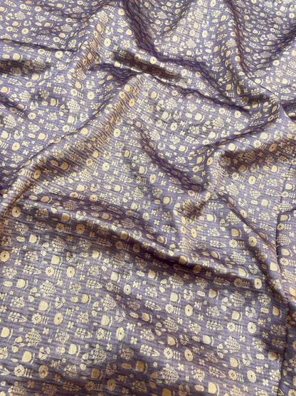 Pure Banarasi Katan Silk Zari Brocade