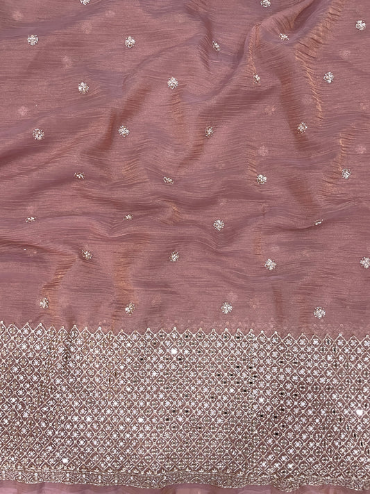 Crush Tissue Beads Embroidery(54'inch)