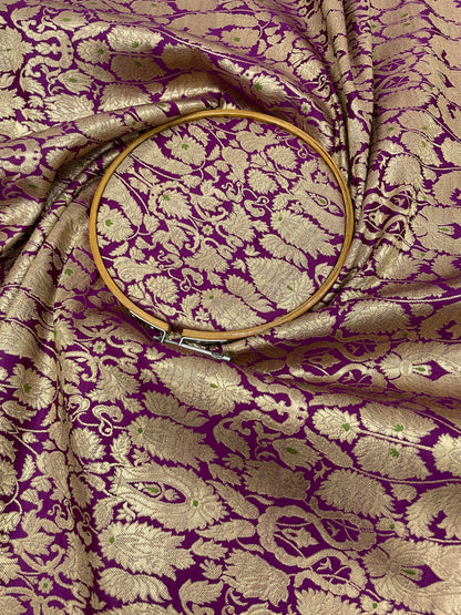 Pure Banarasi Brocade (Colours Available) 44"inch
