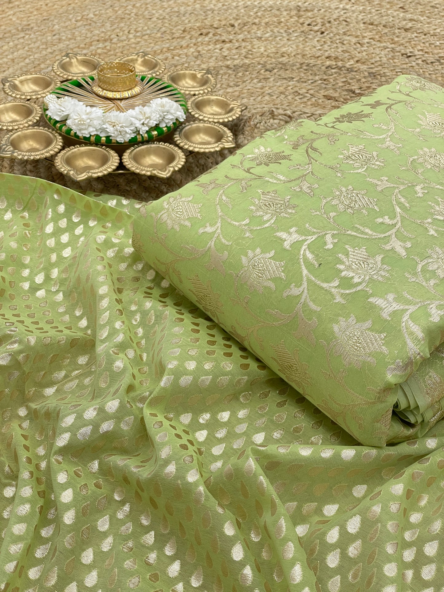 Banarasi Chanderi Jacquard Set