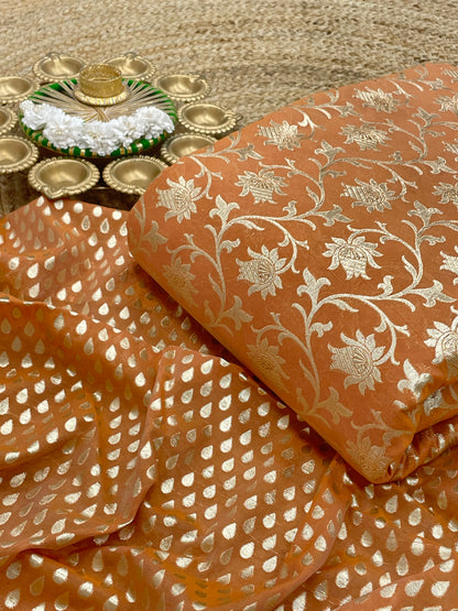 Banarasi Chanderi Jacquard Set