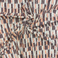 Premium Exclusive Brown And Peach Block Print On Cotton Fabric