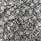 Marvelous Adorable White And Cream Block Print On Cotton Fabric