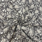 Marvelous Adorable White And Cream Block Print On Cotton Fabric