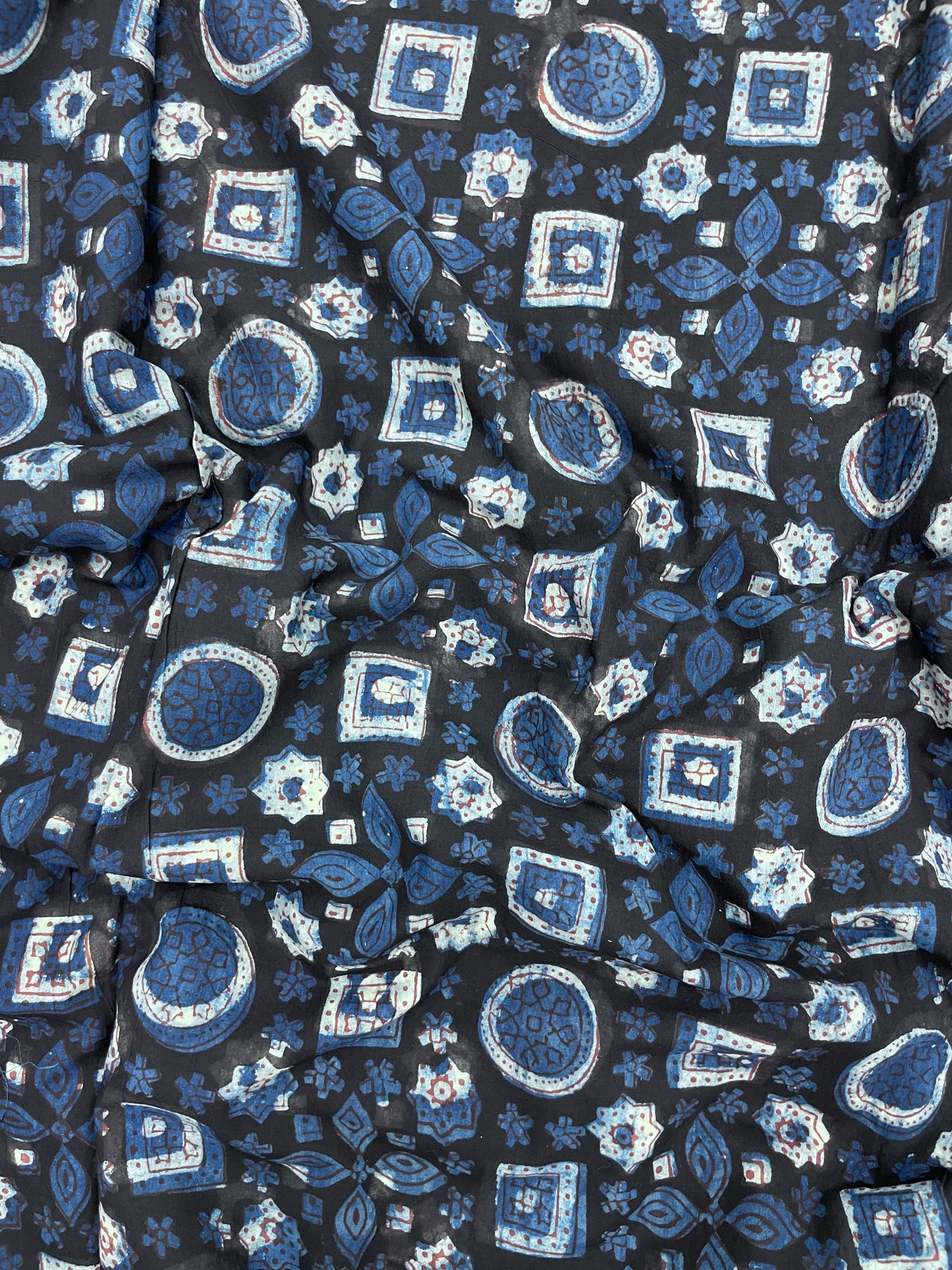 Attractive Gorgeous Block Print On Cotton Fabric