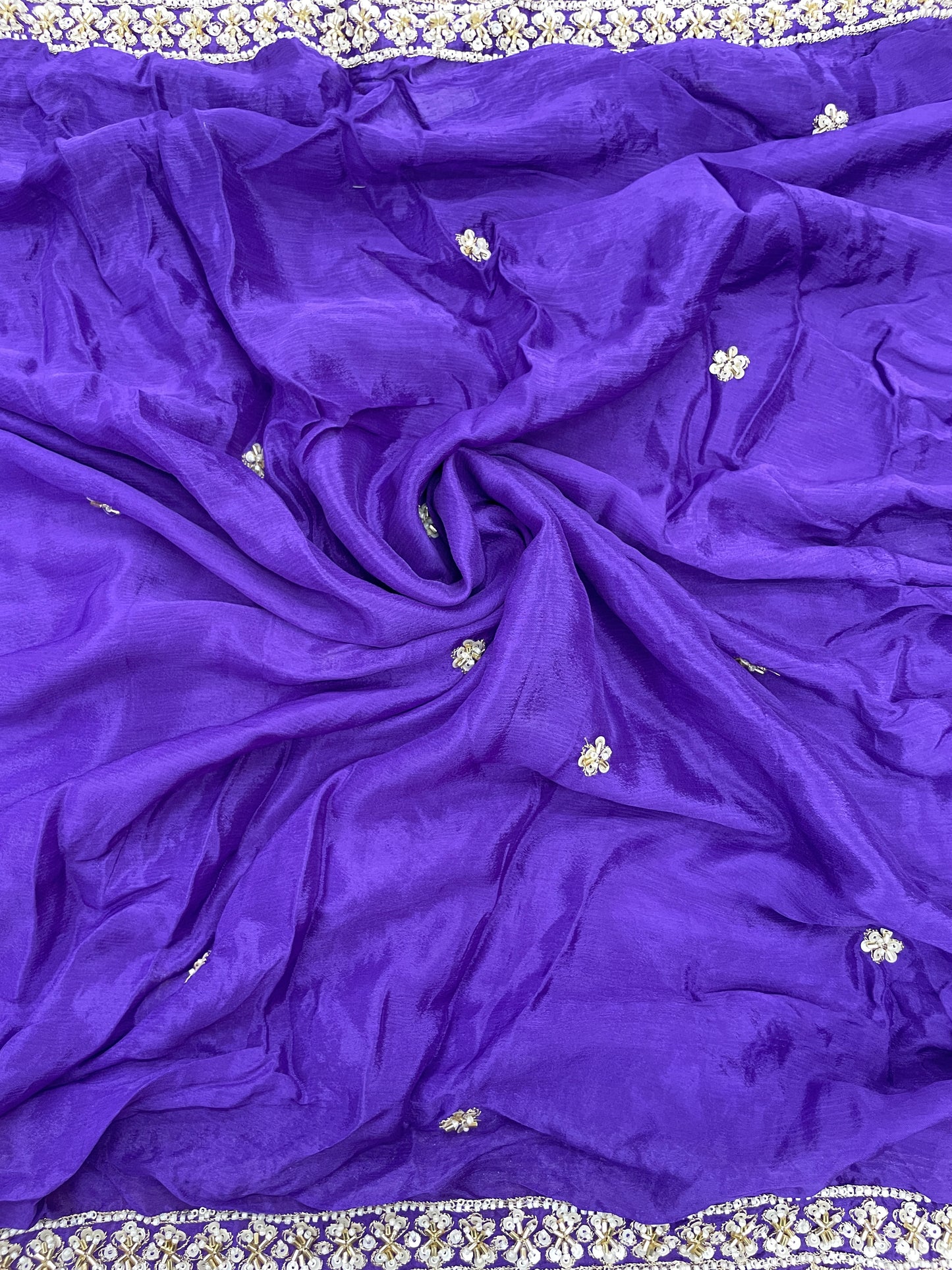 Chinon Beads Embroidery With Dupatta