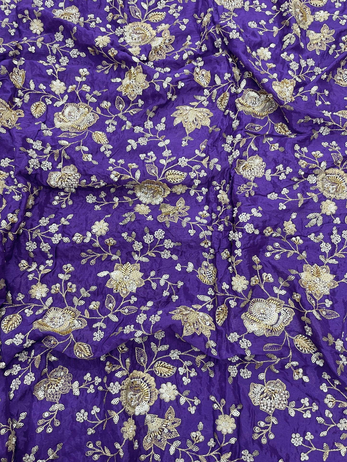 Chinon Beads Embroidery With Dupatta