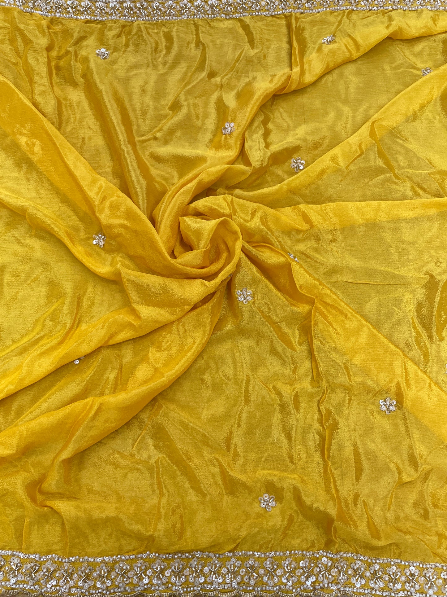 Chinon Beads Embroidery With Dupatta