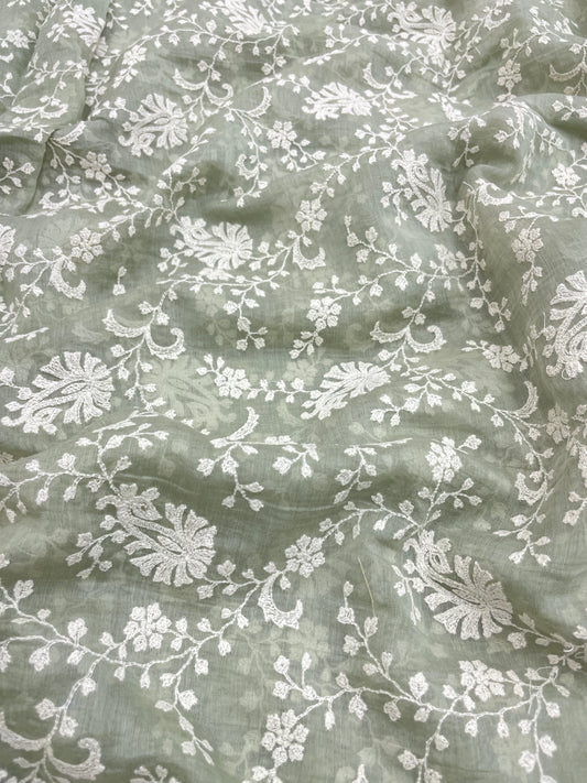 Mul Chanderi Embroidery
