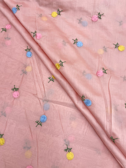 Chanderi Multithread Embroidery