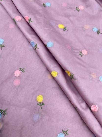 Chanderi Multithread Embroidery