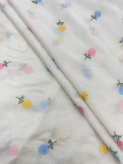 Chanderi Multithread Embroidery