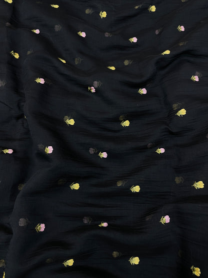 Mul Chanderi Multithread Embroidery