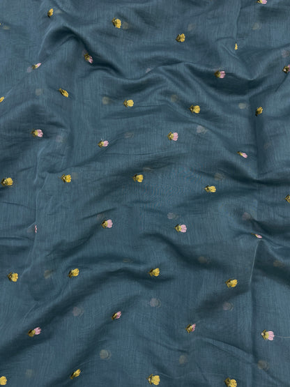 Mul Chanderi Multithread Embroidery