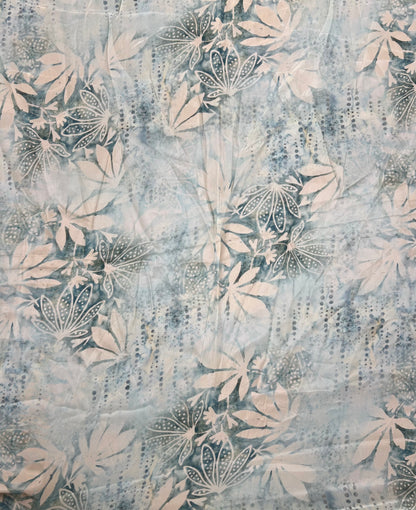 Pretty Floral Print On Crepe Fabric