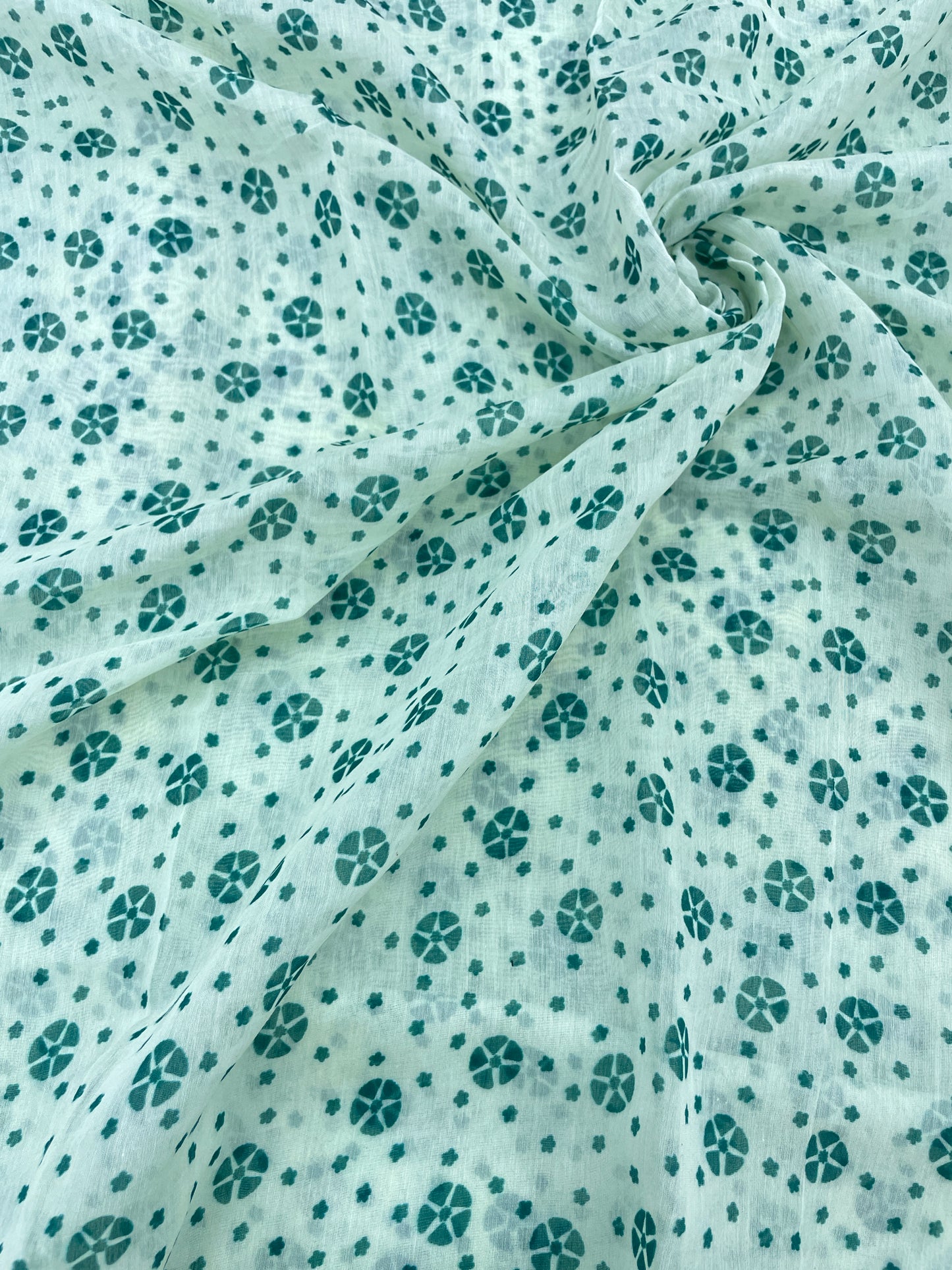 Chanderi Print (colors available) 44"inch