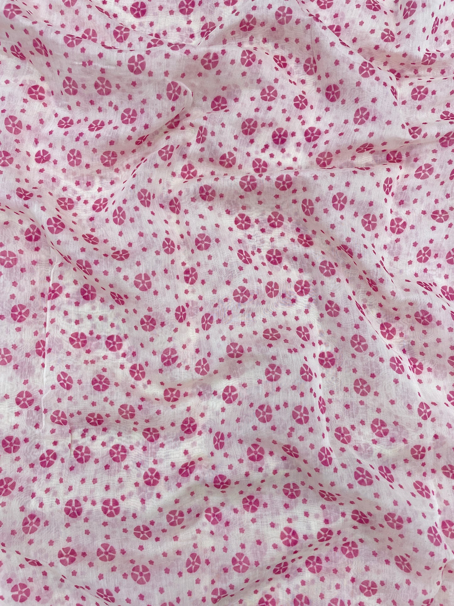 Chanderi Print (colors available) 44"inch