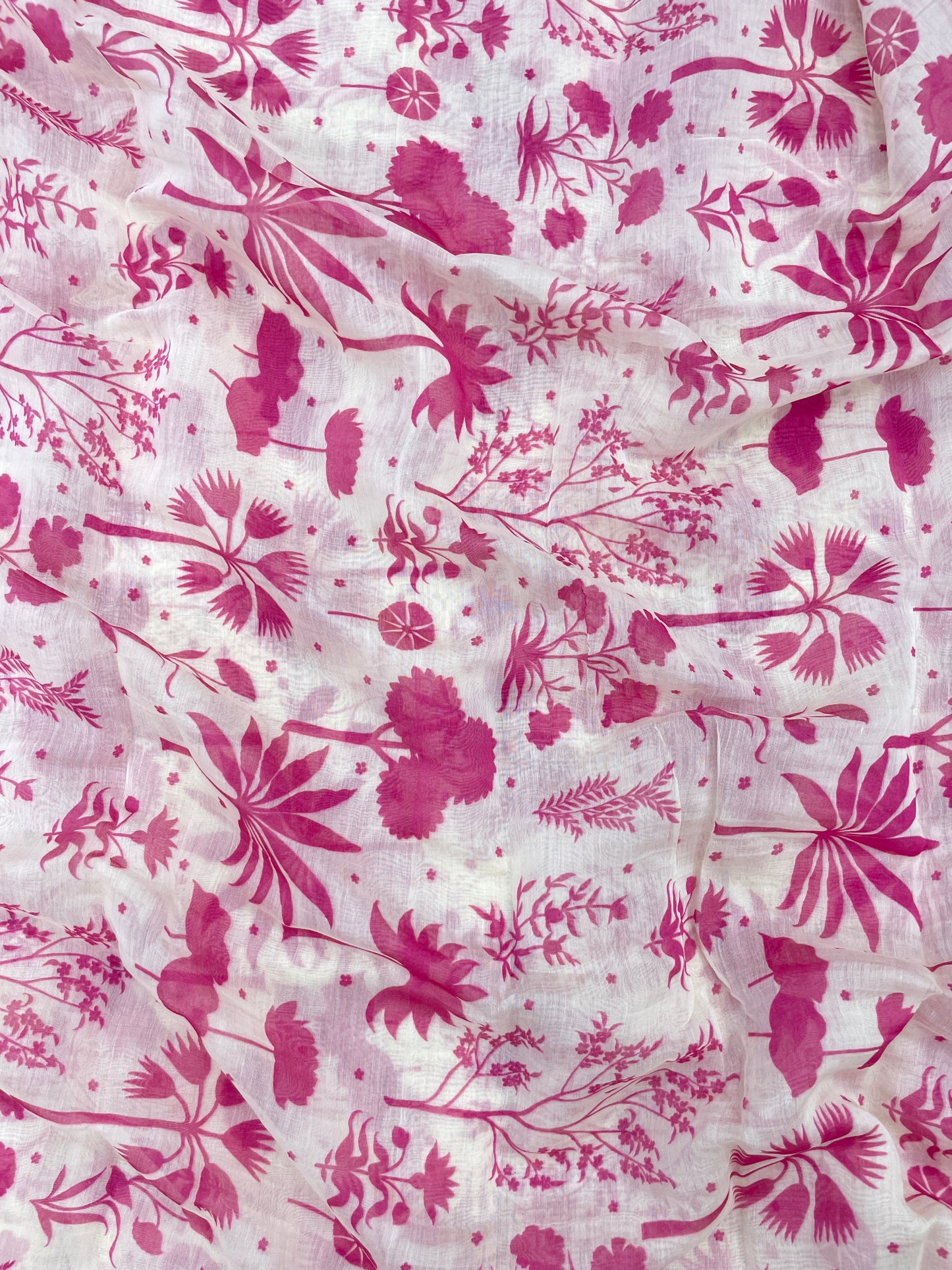 Chanderi Print (colors available) 44"inch