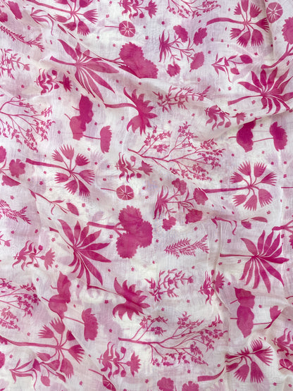 Chanderi Print (colors available) 44"inch