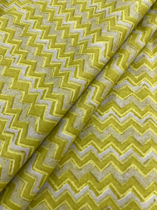 Zig Zag Cotton Print