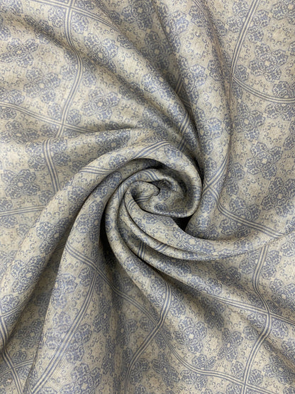 Elegant Gorgeous Fancy Traditional Prints On Chanderi Fabric