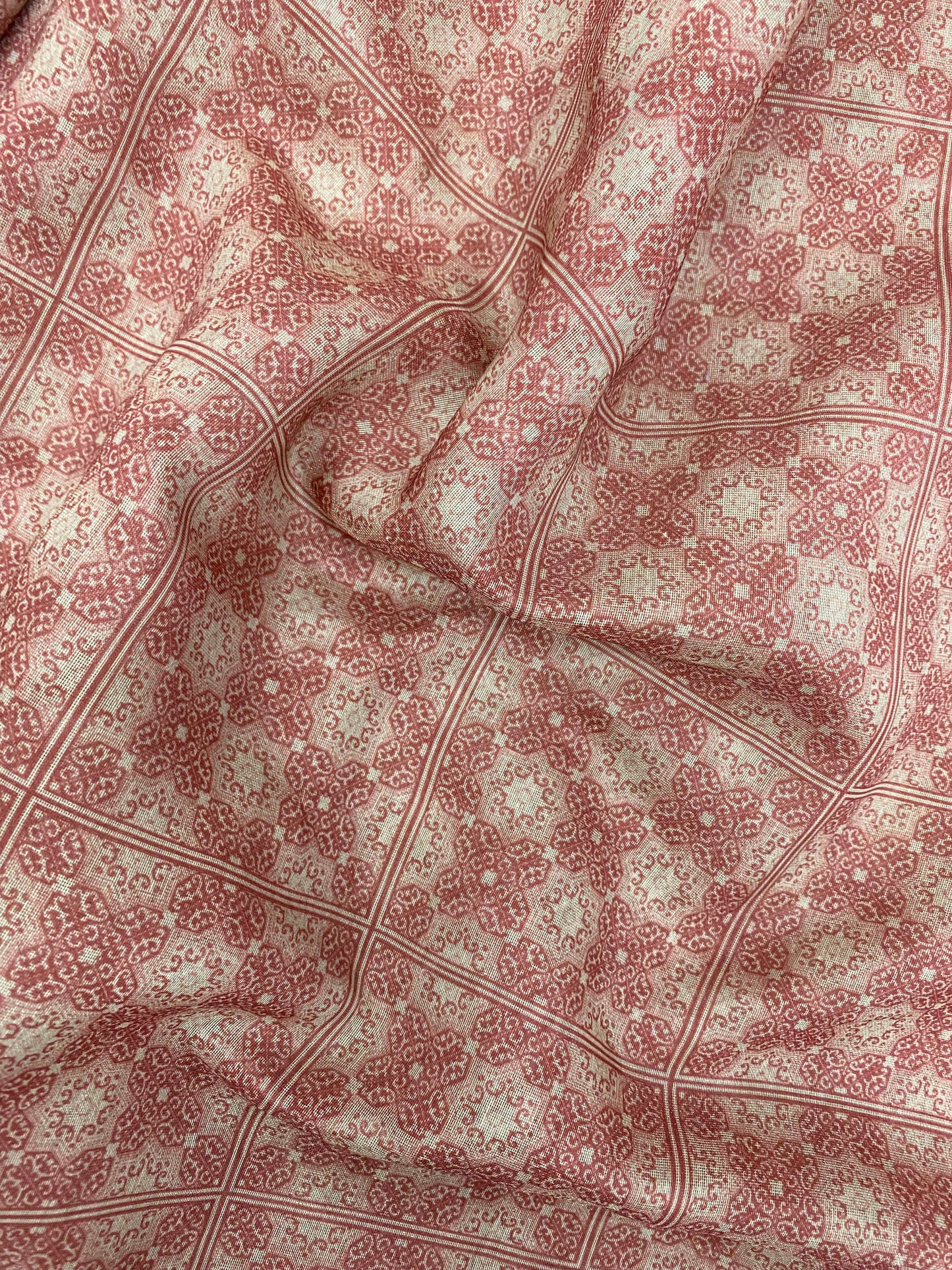 Elegant Gorgeous Fancy Traditional Prints On Chanderi Fabric
