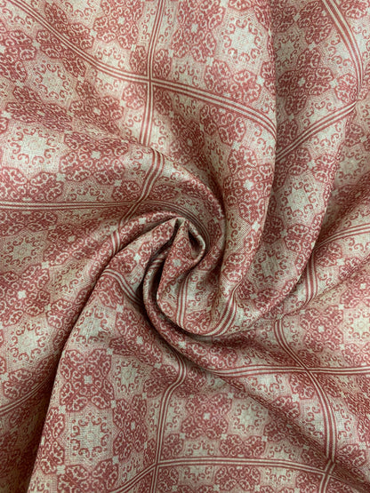 Elegant Gorgeous Fancy Traditional Prints On Chanderi Fabric
