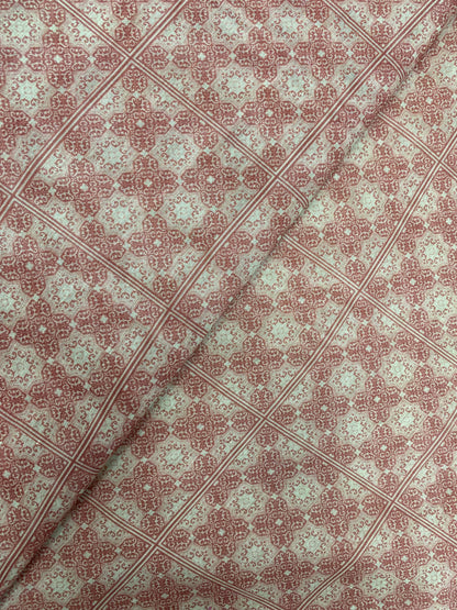 Elegant Gorgeous Fancy Traditional Prints On Chanderi Fabric