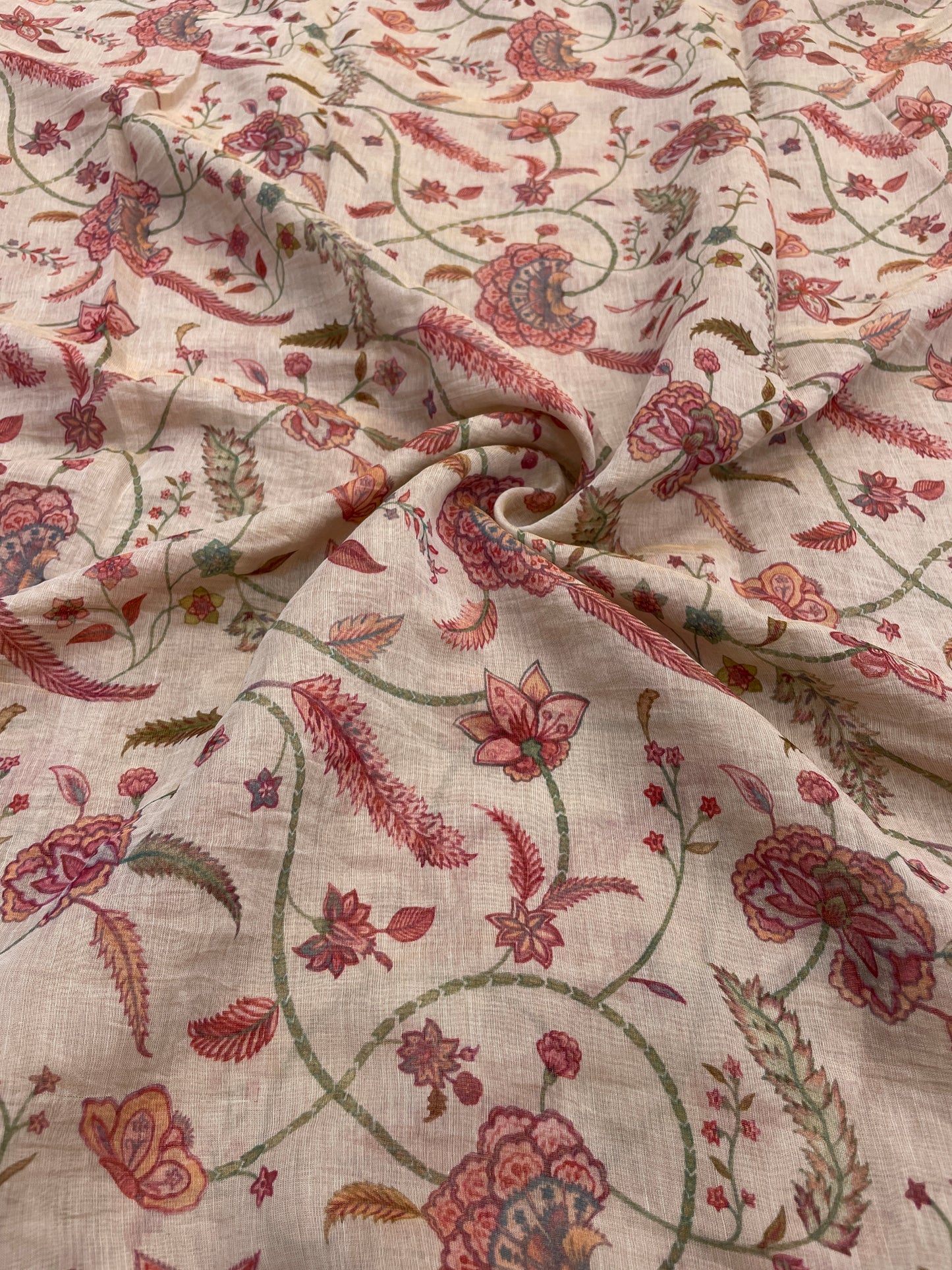 Chanderi Tissue Print