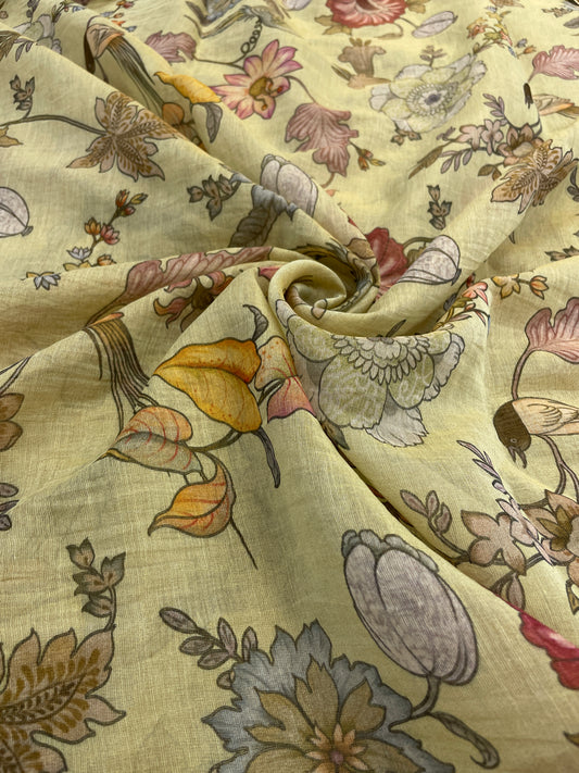 Chanderi Tissue Print