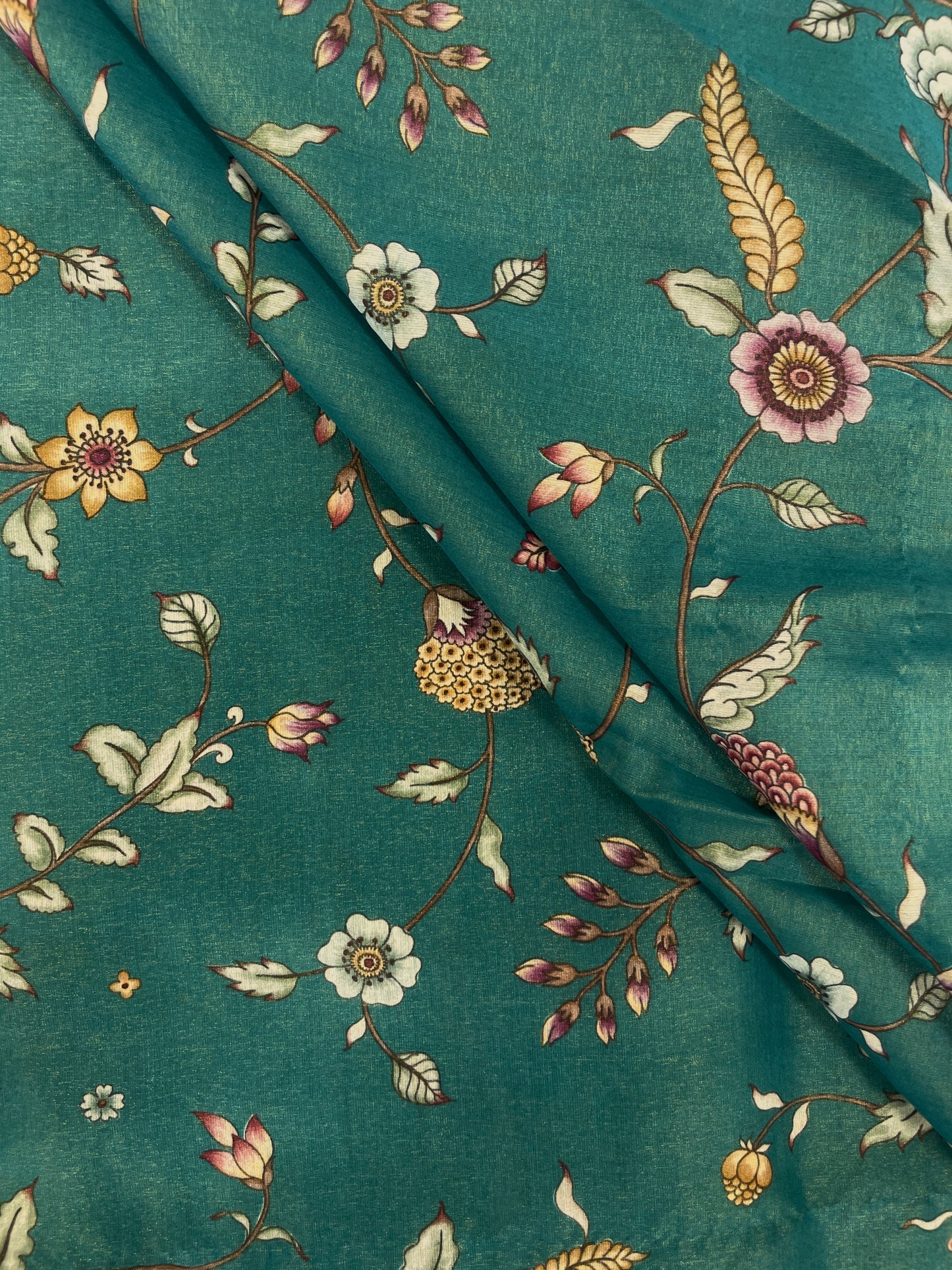 Chanderi Tissue Print (Colours Available)