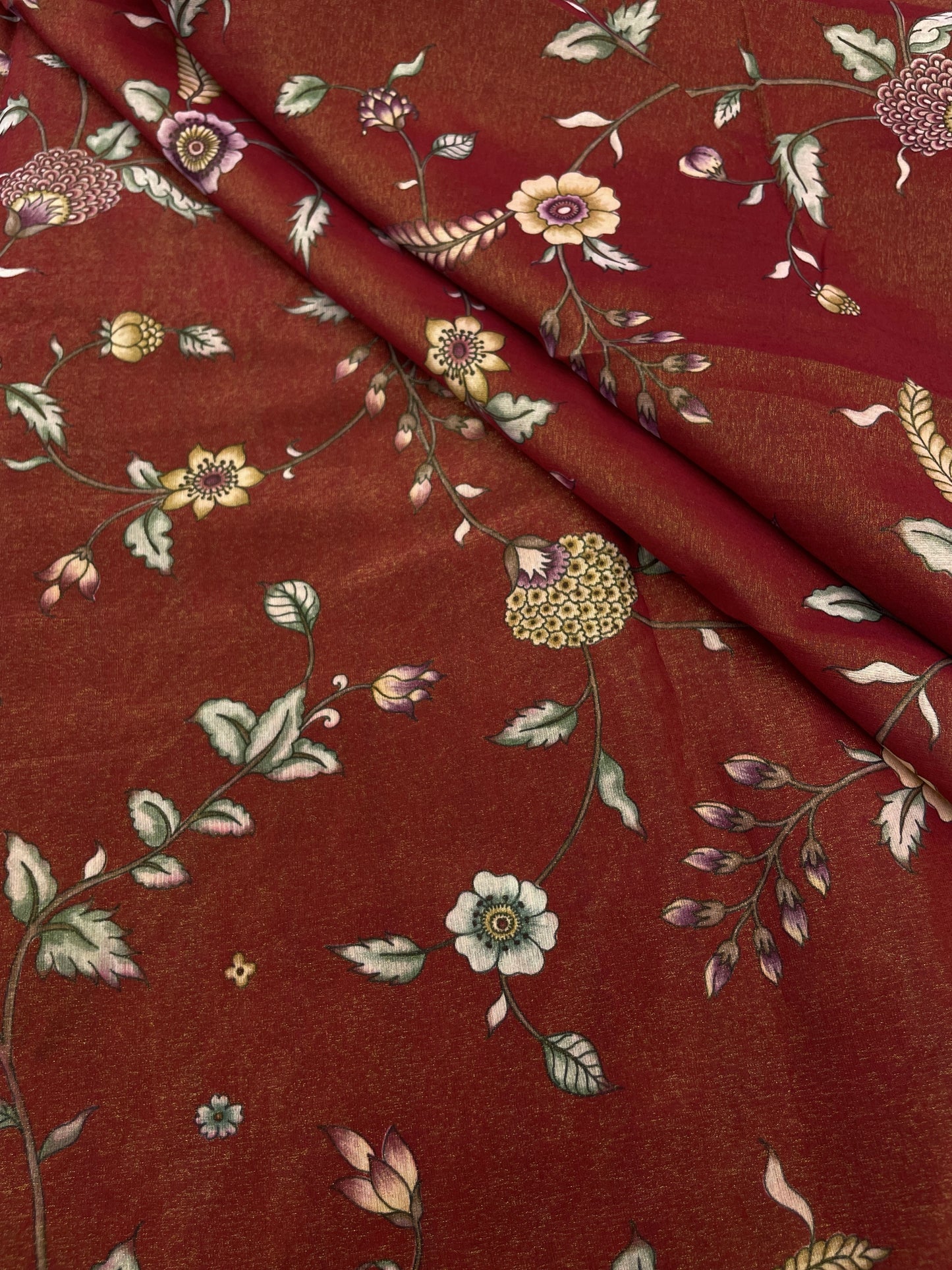 Chanderi Tissue Print (Colours Available)