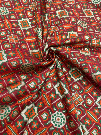 Pure Banarasi Resham Patola Brocade (44’inch)