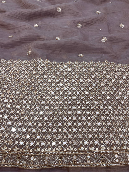 Crush Tissue Beads Embroidery(54'inch)