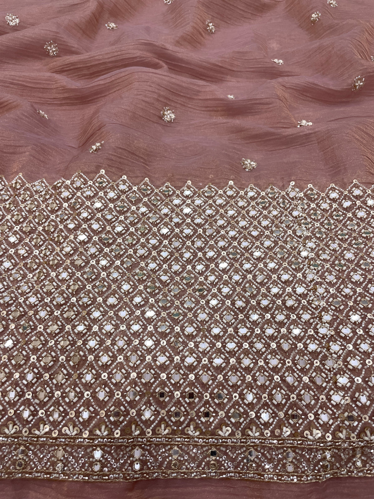 Crush Tissue Beads Embroidery(54'inch)