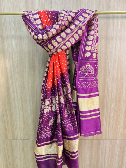 Dola Silk Bandhani Dupatta