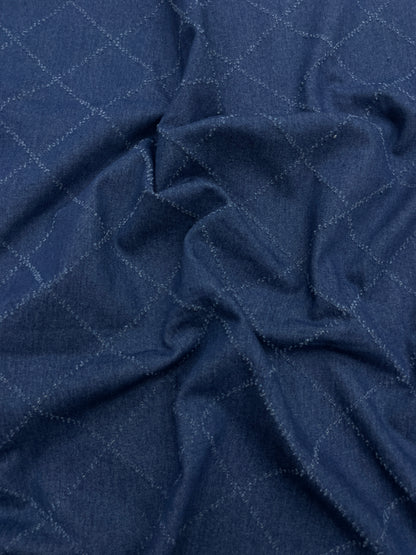 Textured Fancy Denim Fabric