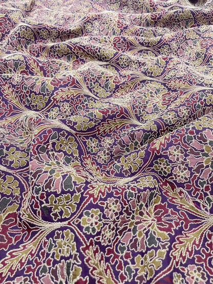 Dola Silk Position Print Embroidery (Colours Available) 44"Inch
