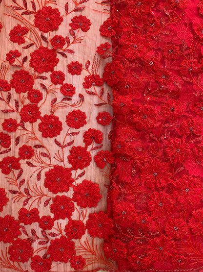 Net Beads Embroidery (54'inch)
