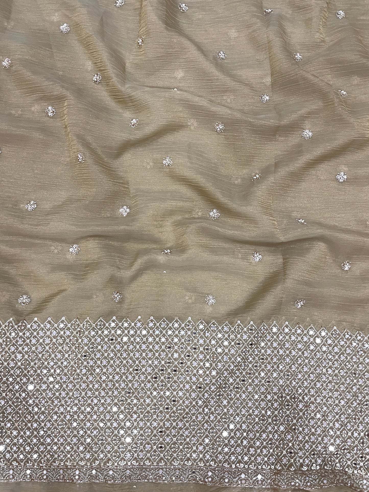 Crush Tissue Beads Embroidery(54'inch)