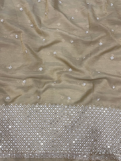 Crush Tissue Beads Embroidery(54'inch)