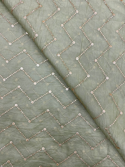 Glass Organza Embroidery (colours Available) 44"inch