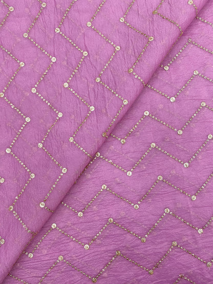 Glass Organza Embroidery (colours Available) 44"inch