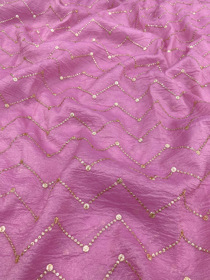 Glass Organza Embroidery (colours Available) 44"inch